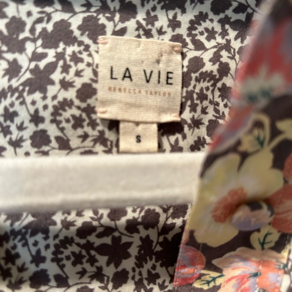 Rebecca Taylor La Vie floral and striped blouse - Picture 2 of 2